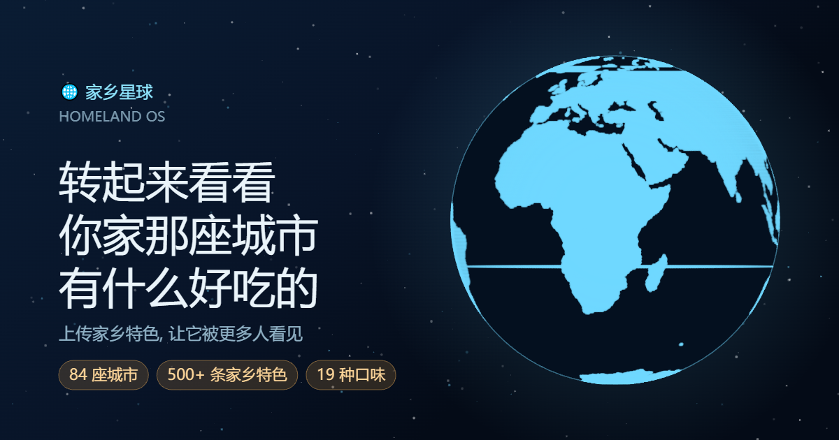 家乡星球 3D 地球